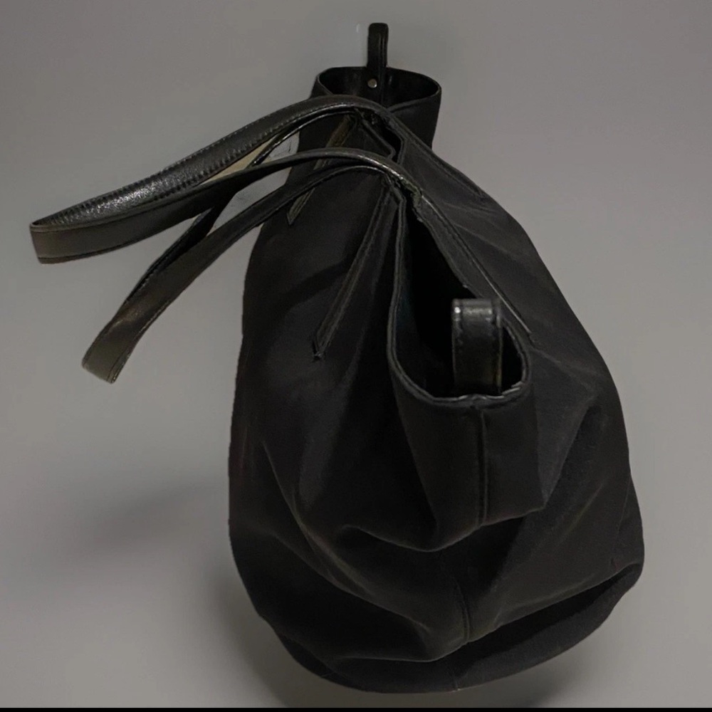ZARA Black Faux Leather Tote Bag Large Shoulder  Carryall Shopper Travel  $69 - Picture 8 of 16